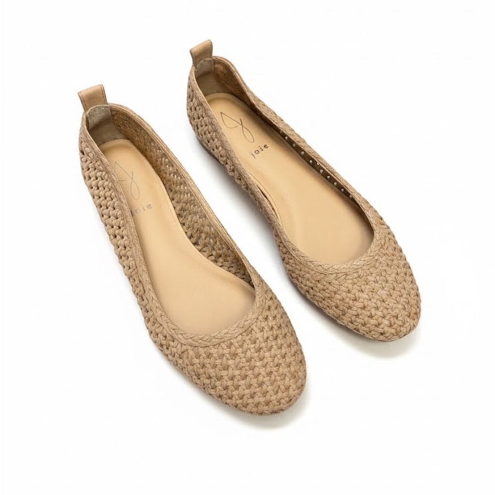Joie Tan Woven Flats, Women’s Size 8.5 but fit closer to a Size 9